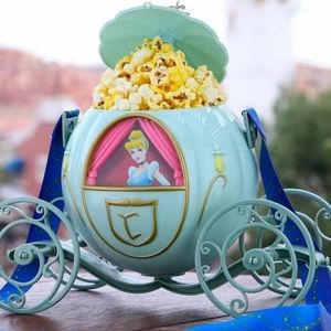 Rare Disney Cinderella Popcorn Bucket Train